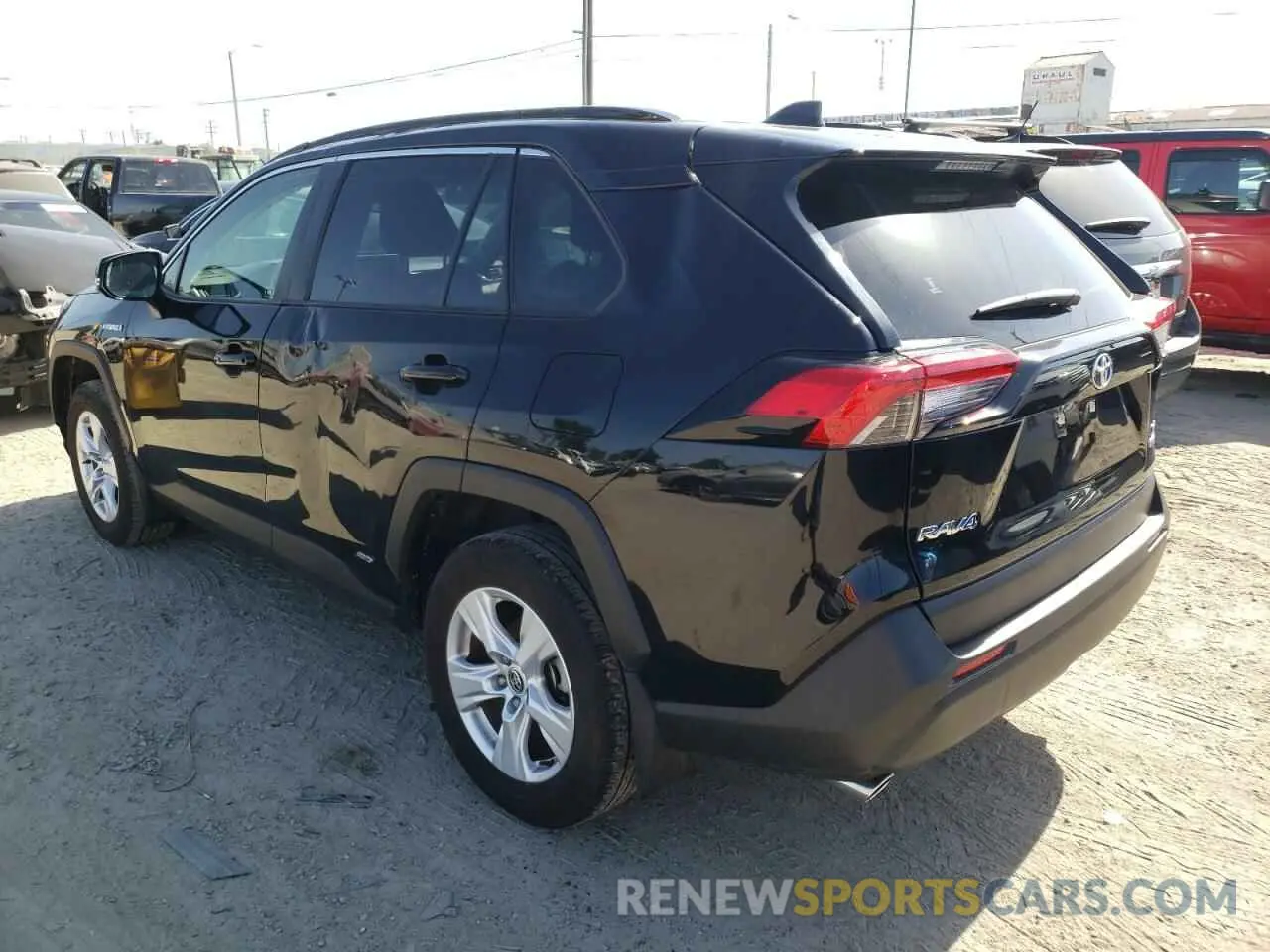 3 fotografías del automóvil dañado JTMRWRFV3LD065659 TOYOTA RAV4 2020