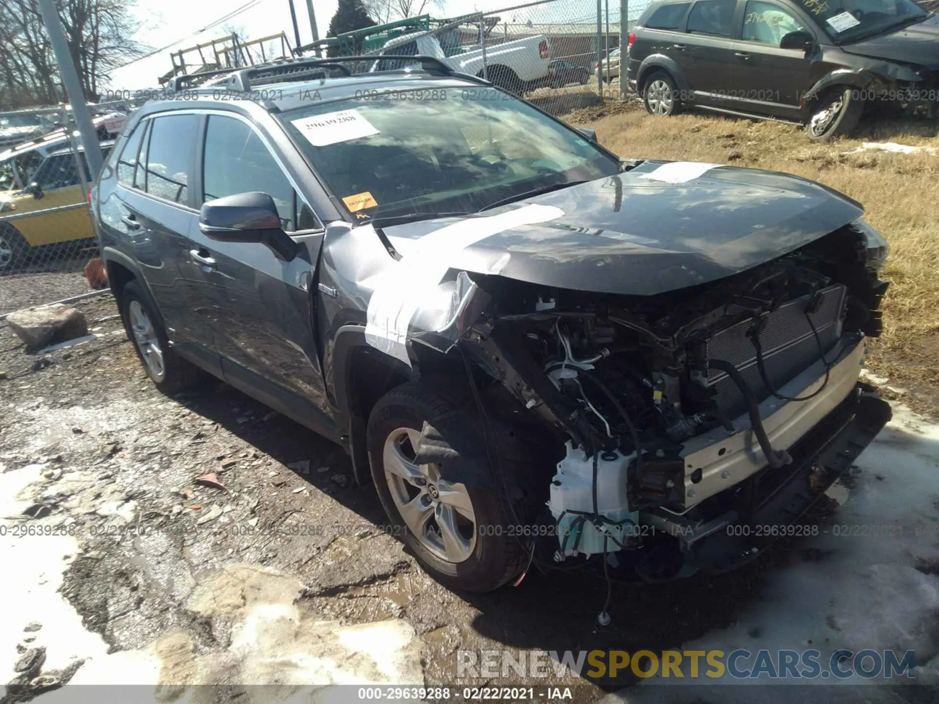 1 fotografías del automóvil dañado JTMRWRFV4LJ048418 TOYOTA RAV4 2020