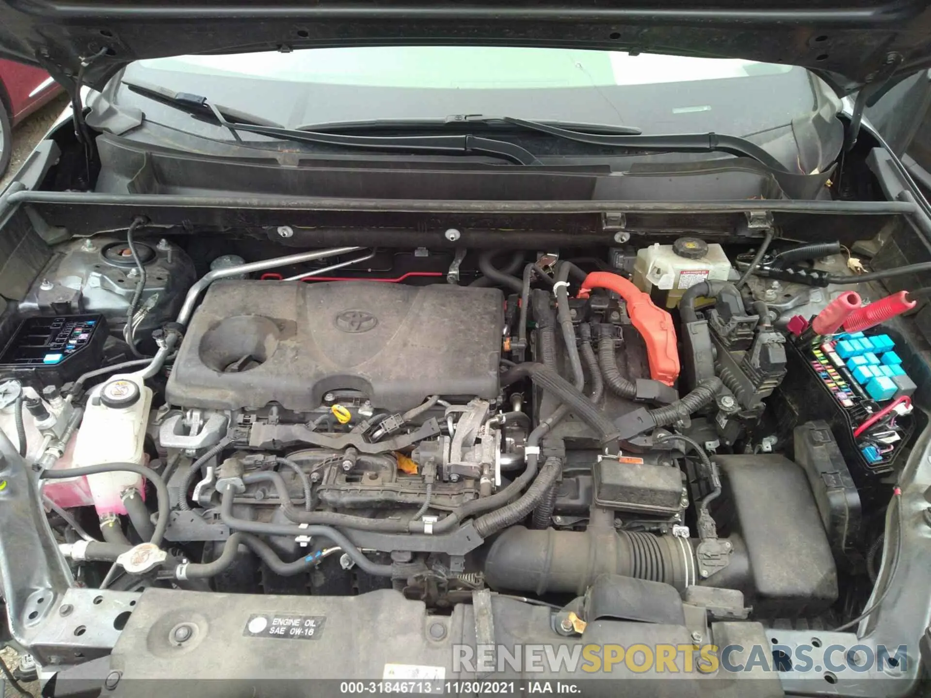 10 fotografías del automóvil dañado JTMRWRFV5LD043792 TOYOTA RAV4 2020