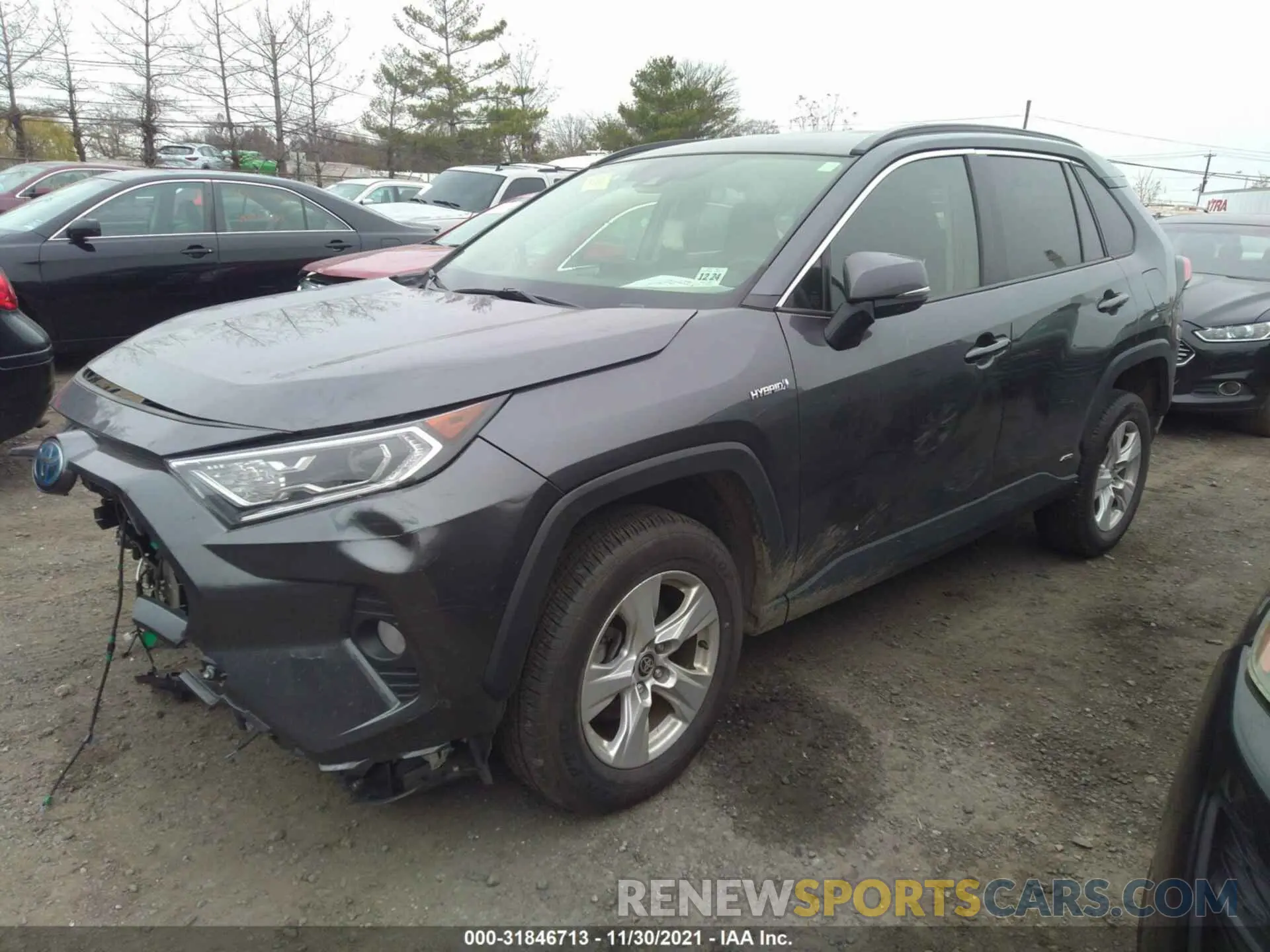 2 fotografías del automóvil dañado JTMRWRFV5LD043792 TOYOTA RAV4 2020