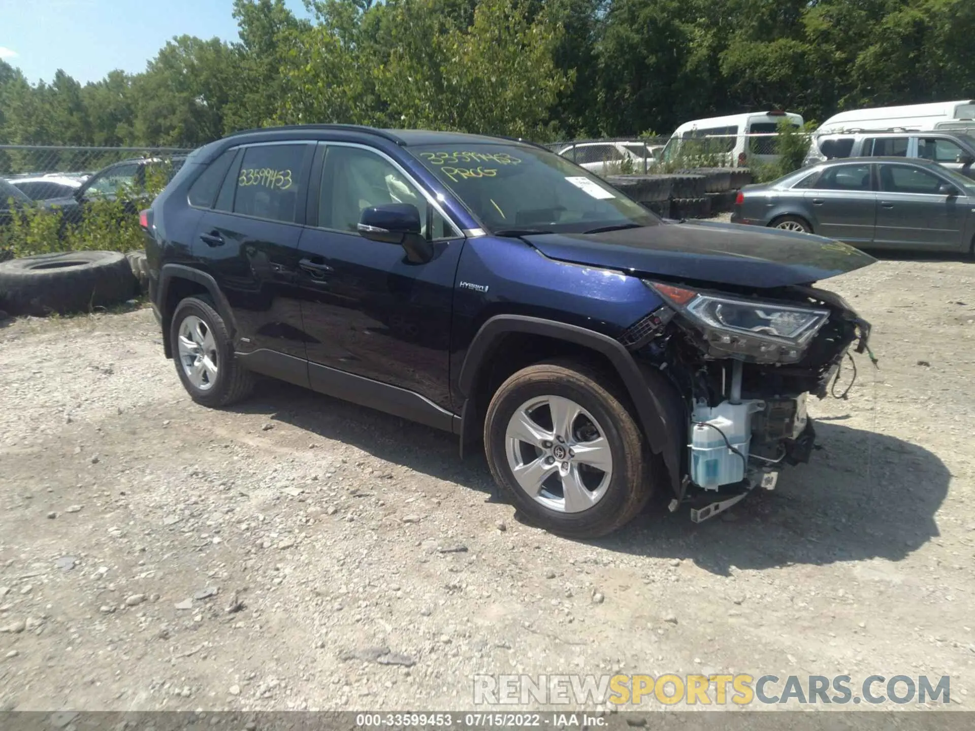 1 fotografías del automóvil dañado JTMRWRFV7LJ042211 TOYOTA RAV4 2020