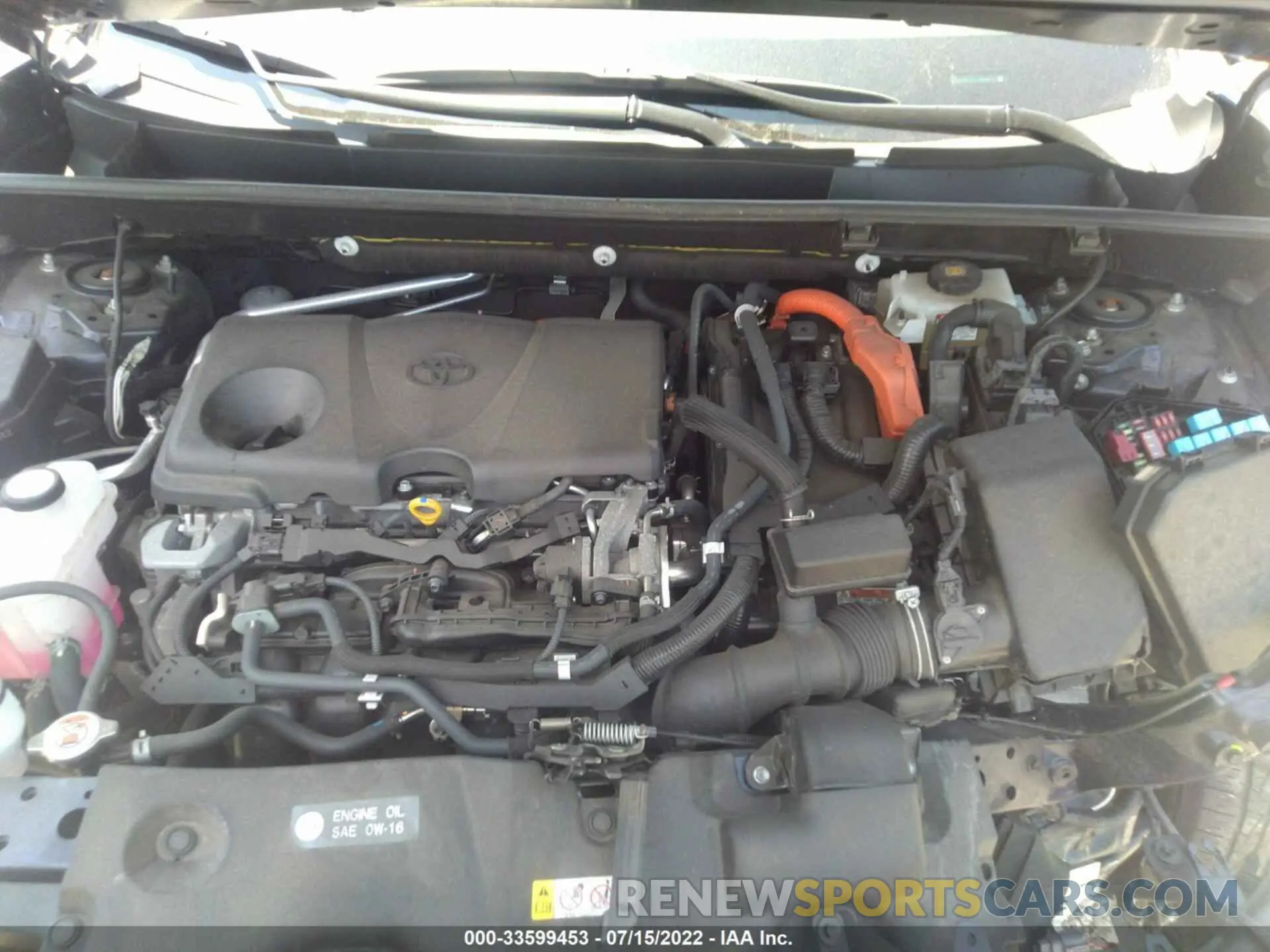 10 fotografías del automóvil dañado JTMRWRFV7LJ042211 TOYOTA RAV4 2020