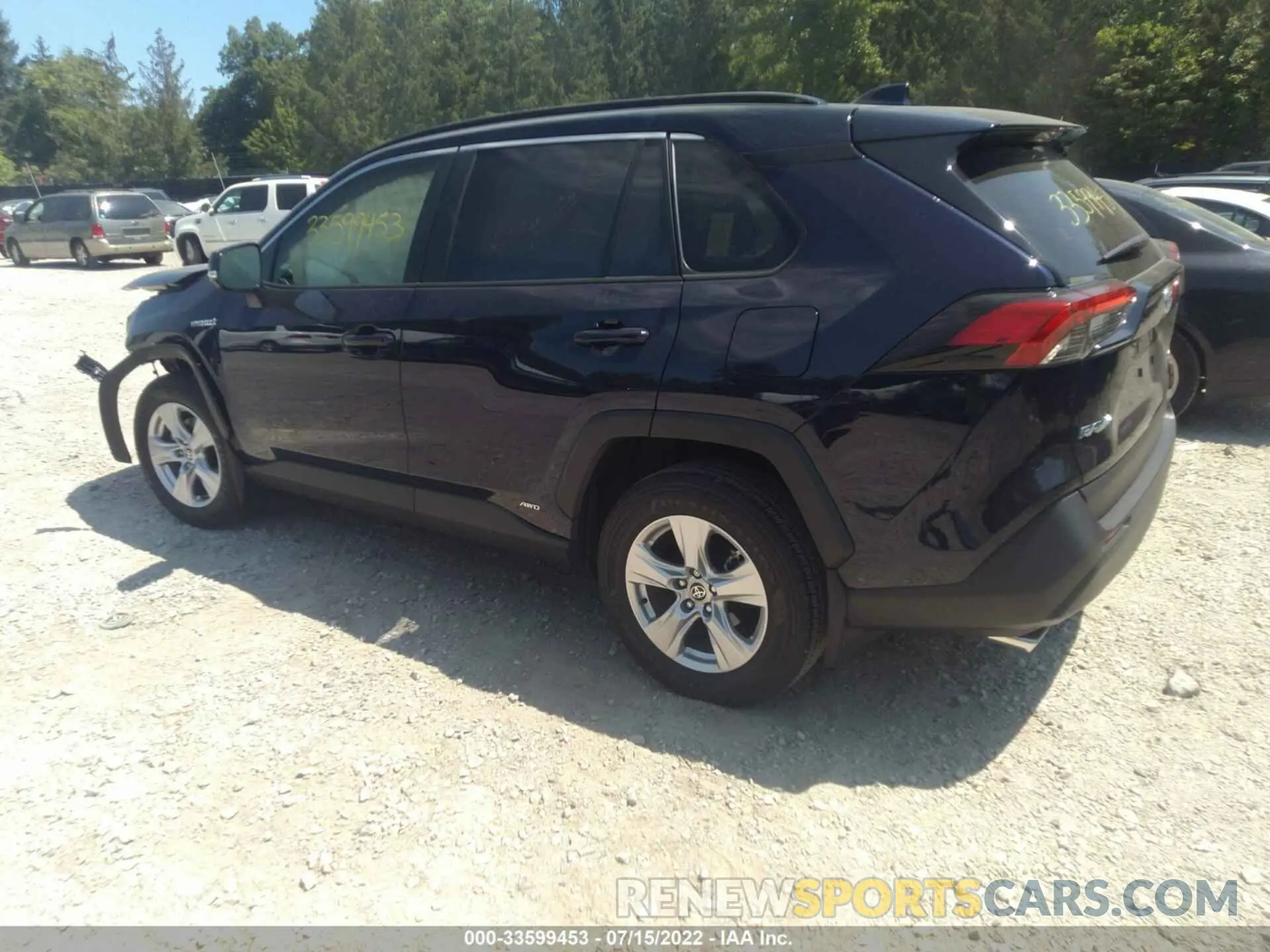 3 fotografías del automóvil dañado JTMRWRFV7LJ042211 TOYOTA RAV4 2020