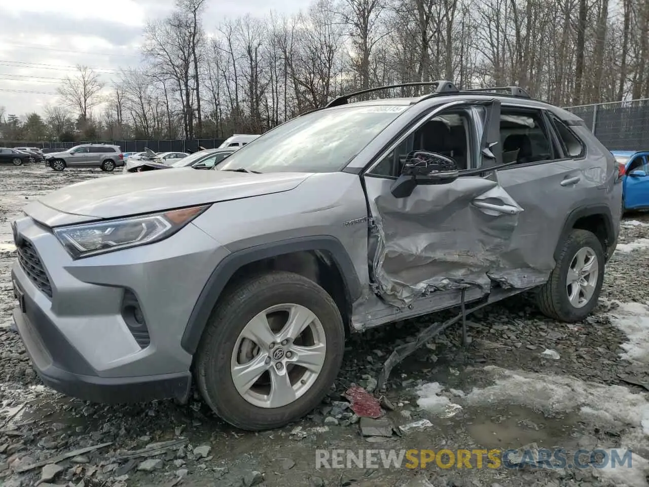 1 fotografías del automóvil dañado JTMRWRFV8LD067276 TOYOTA RAV4 2020