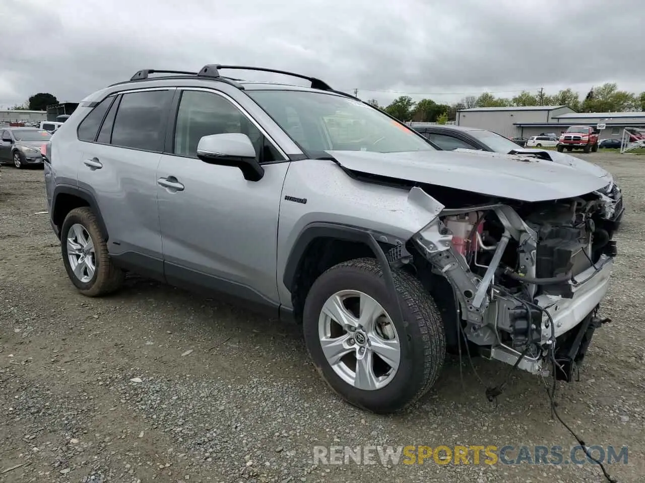 4 fotografías del automóvil dañado JTMRWRFV8LD530873 TOYOTA RAV4 2020