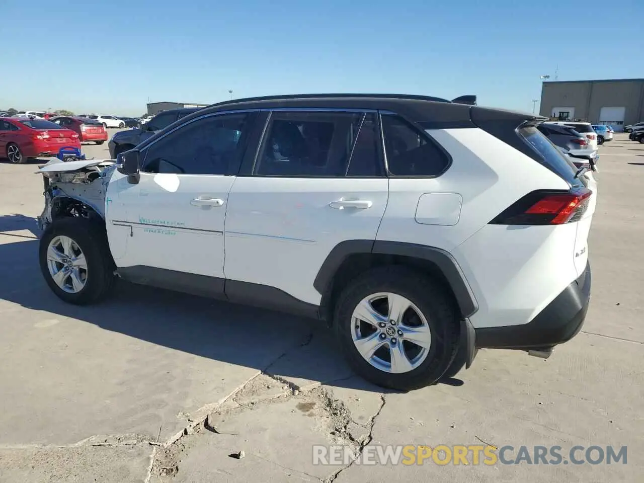 2 fotografías del automóvil dañado JTMW1RFV5LD058861 TOYOTA RAV4 2020