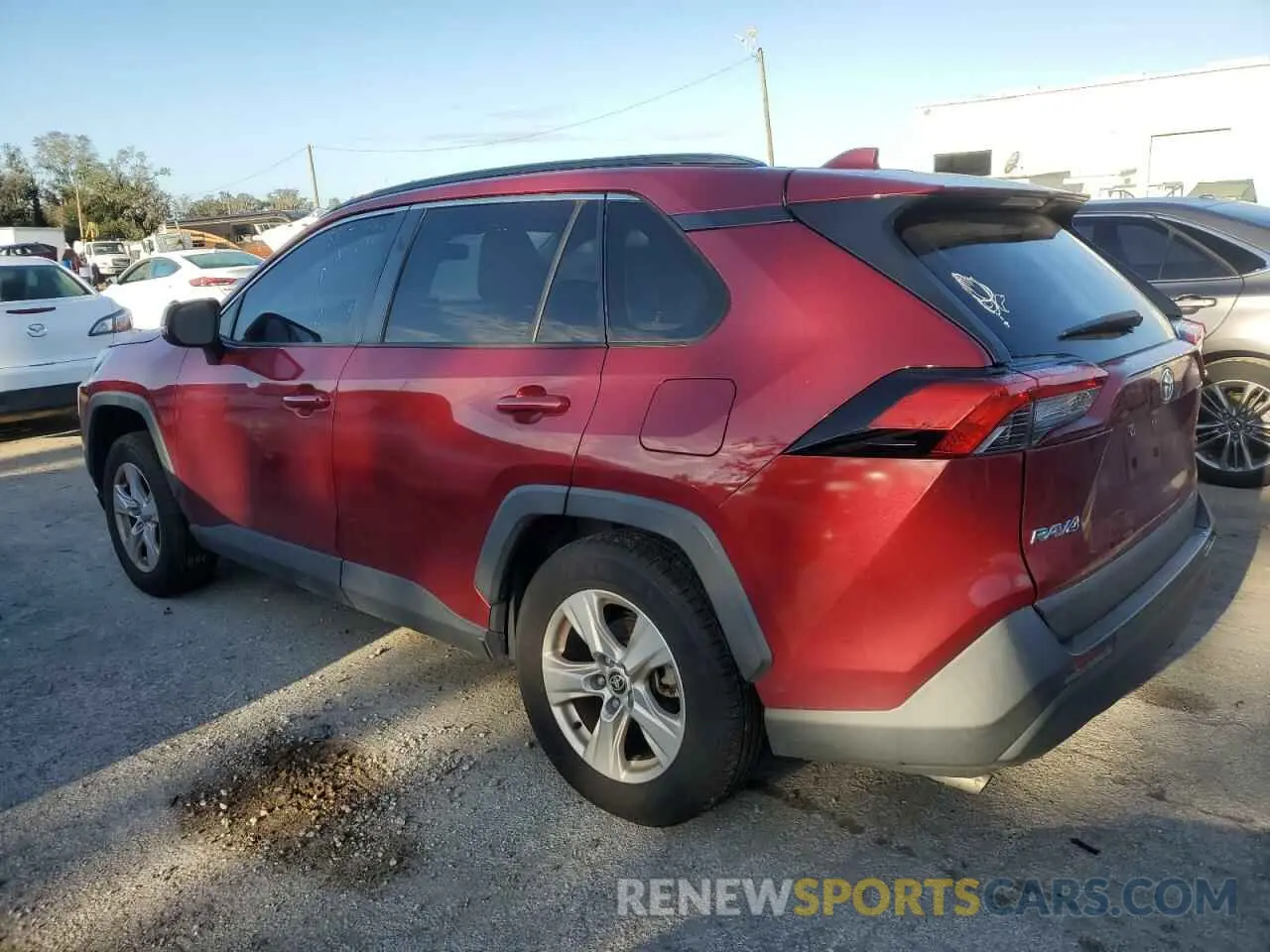 2 fotografías del automóvil dañado JTMW1RFV7LD050762 TOYOTA RAV4 2020