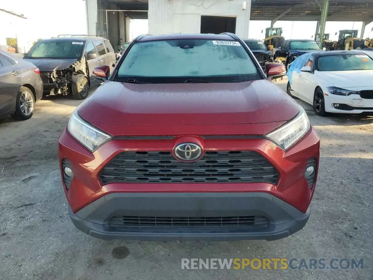 5 fotografías del automóvil dañado JTMW1RFV7LD050762 TOYOTA RAV4 2020