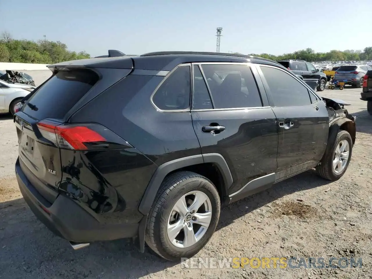 3 fotografías del automóvil dañado JTMW1RFV7LD053158 TOYOTA RAV4 2020