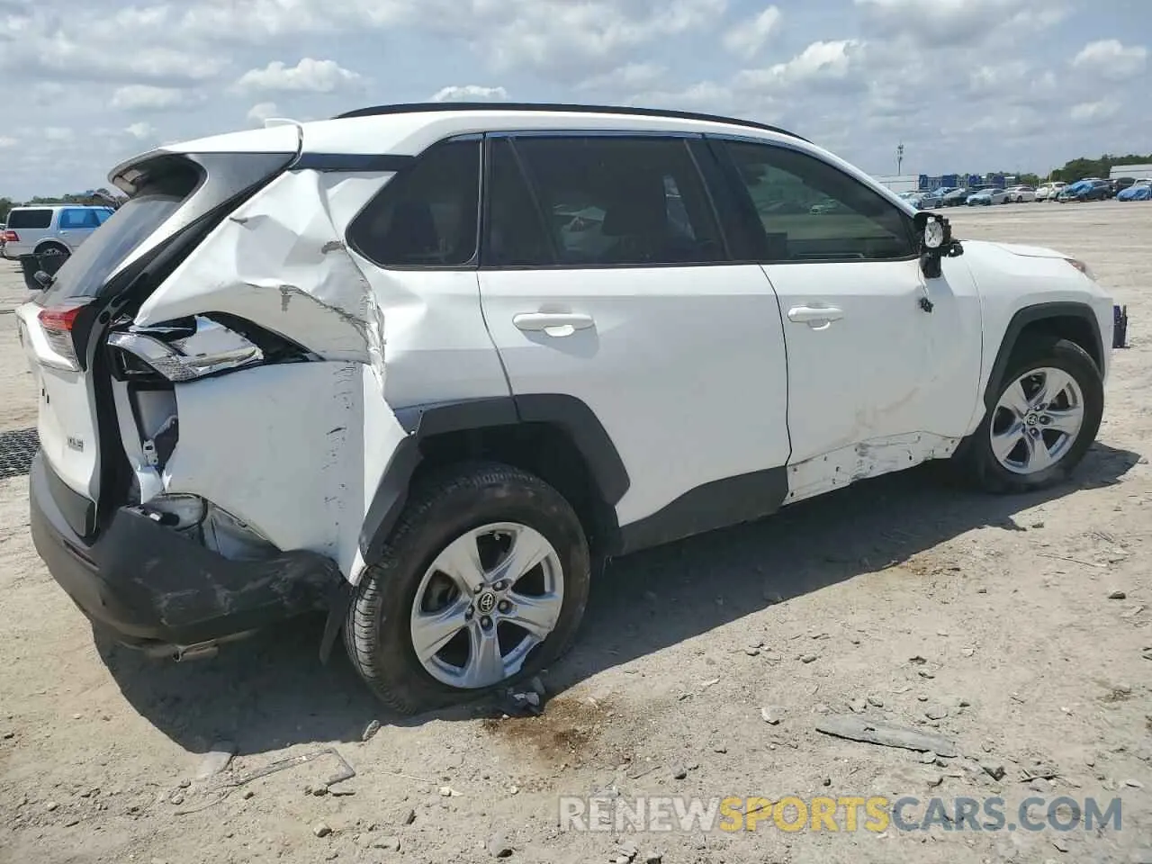 3 fotografías del automóvil dañado JTMW1RFV9LD050133 TOYOTA RAV4 2020
