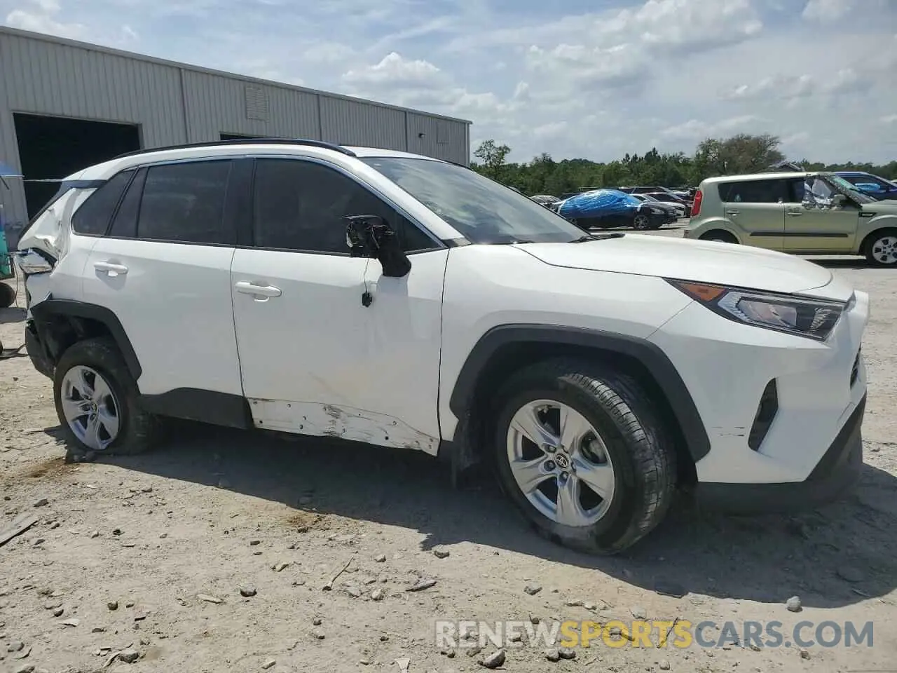 4 fotografías del automóvil dañado JTMW1RFV9LD050133 TOYOTA RAV4 2020