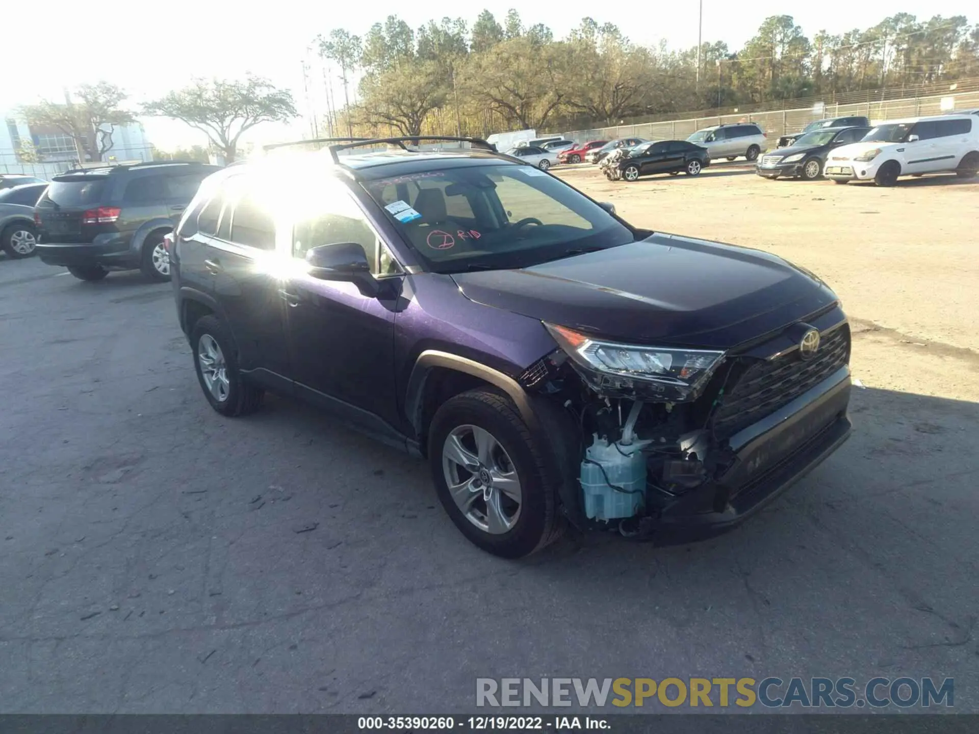 1 fotografías del automóvil dañado JTMW1RFV9LJ021796 TOYOTA RAV4 2020