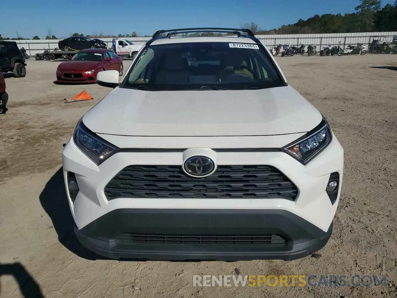 5 fotografías del automóvil dañado JTMW1RFVXLD056376 TOYOTA RAV4 2020