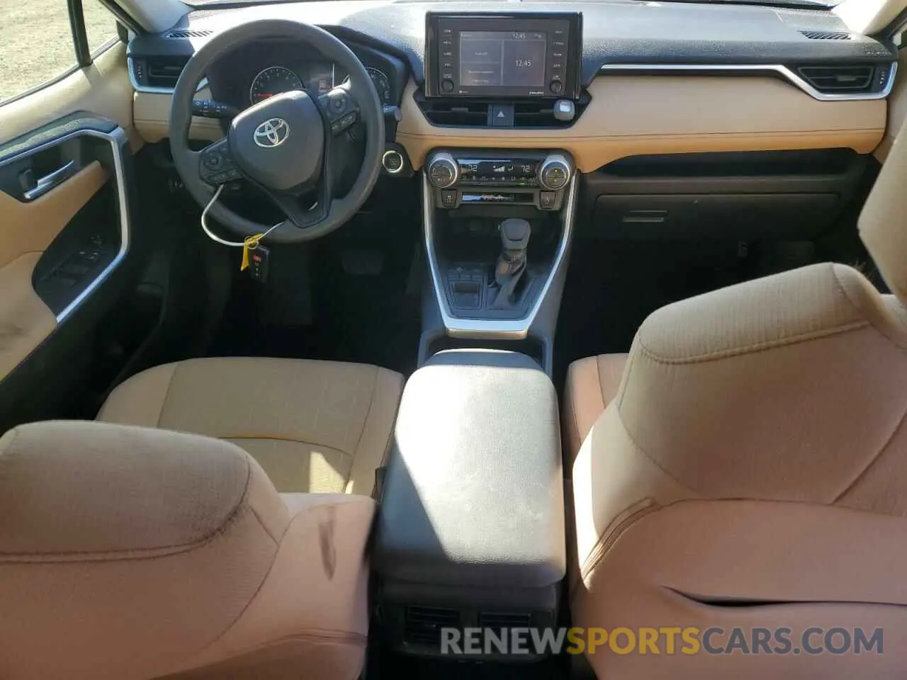 8 fotografías del automóvil dañado JTMW1RFVXLD056376 TOYOTA RAV4 2020