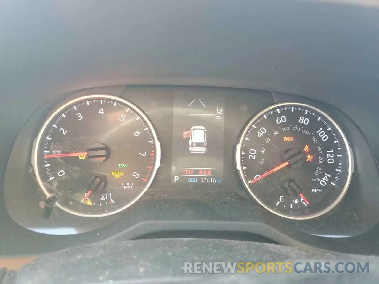 9 fotografías del automóvil dañado JTMW1RFVXLD056376 TOYOTA RAV4 2020