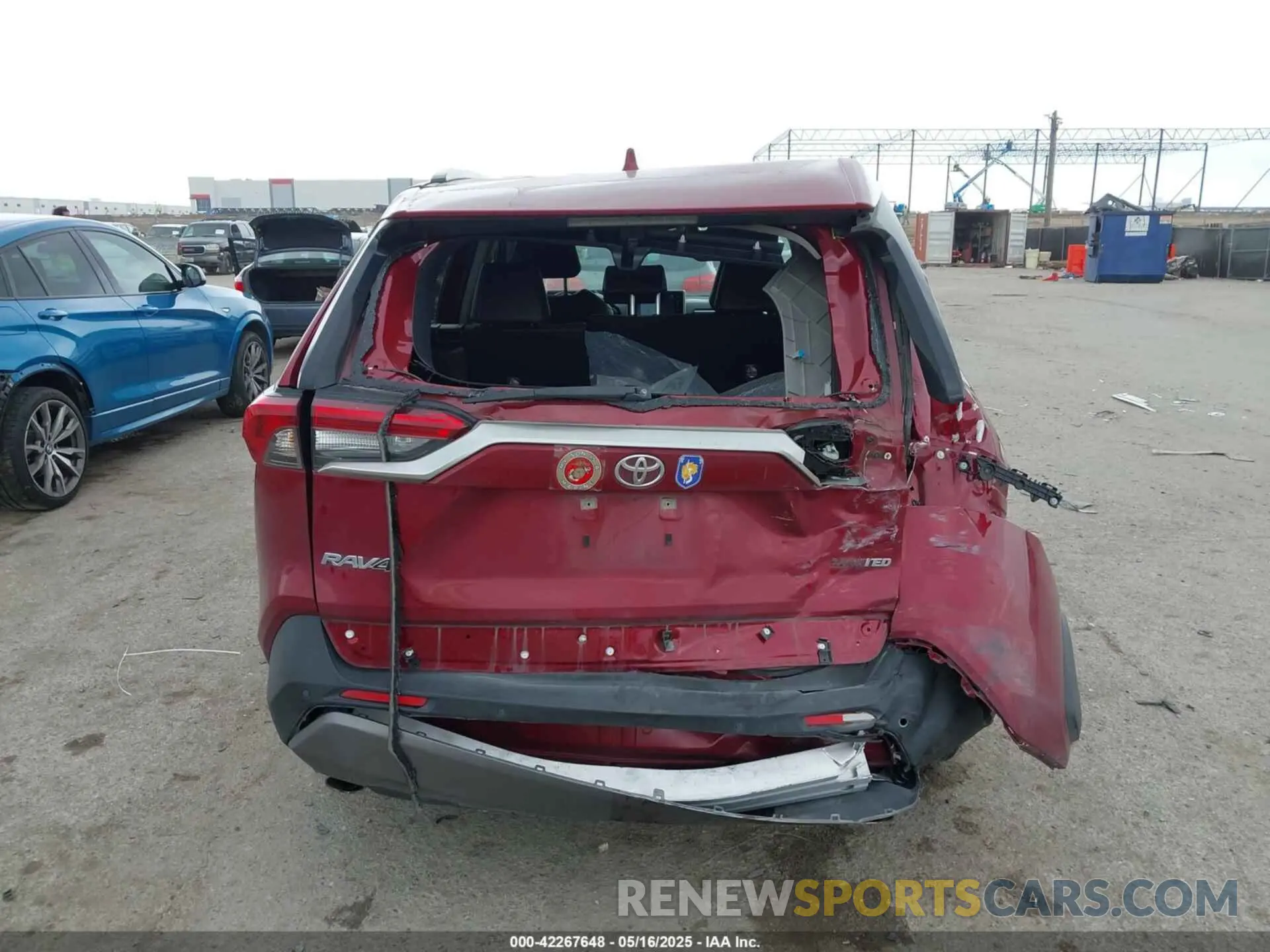 6 fotografías del automóvil dañado JTMY1RFV5LD518965 TOYOTA RAV4 2020