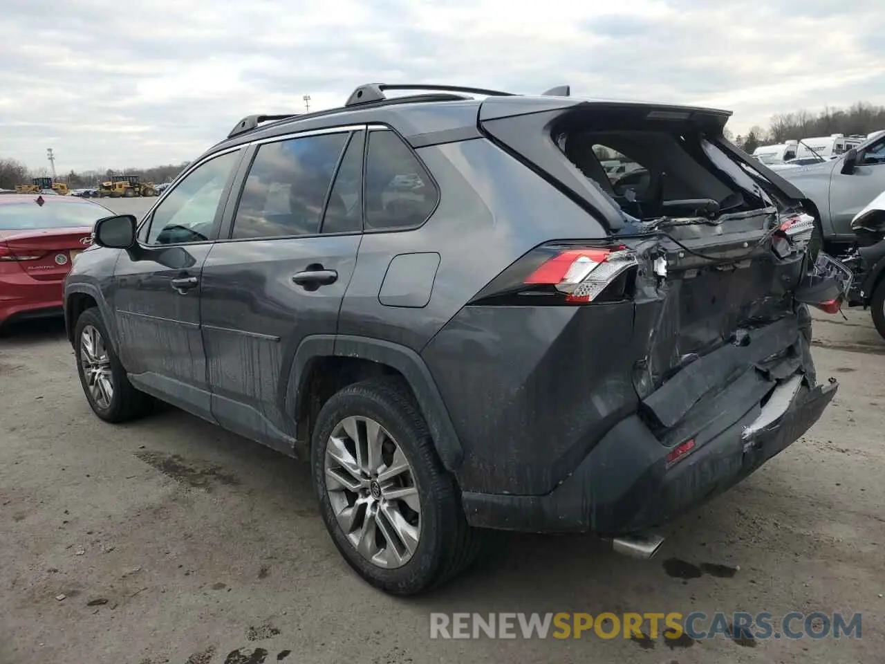 2 fotografías del automóvil dañado 2T3A1RFV1MC161288 TOYOTA RAV4 2021
