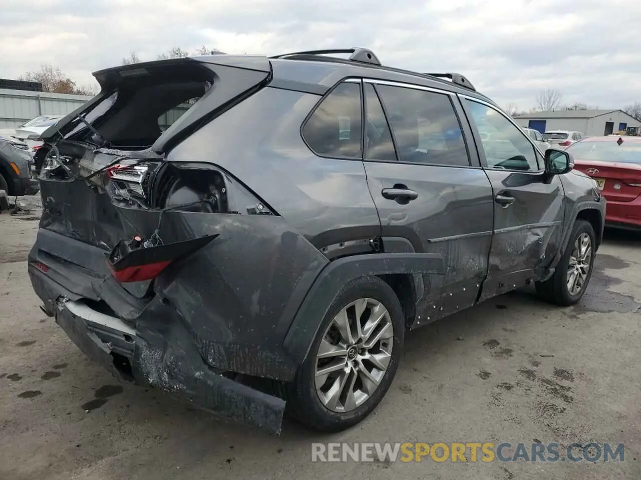 3 fotografías del automóvil dañado 2T3A1RFV1MC161288 TOYOTA RAV4 2021