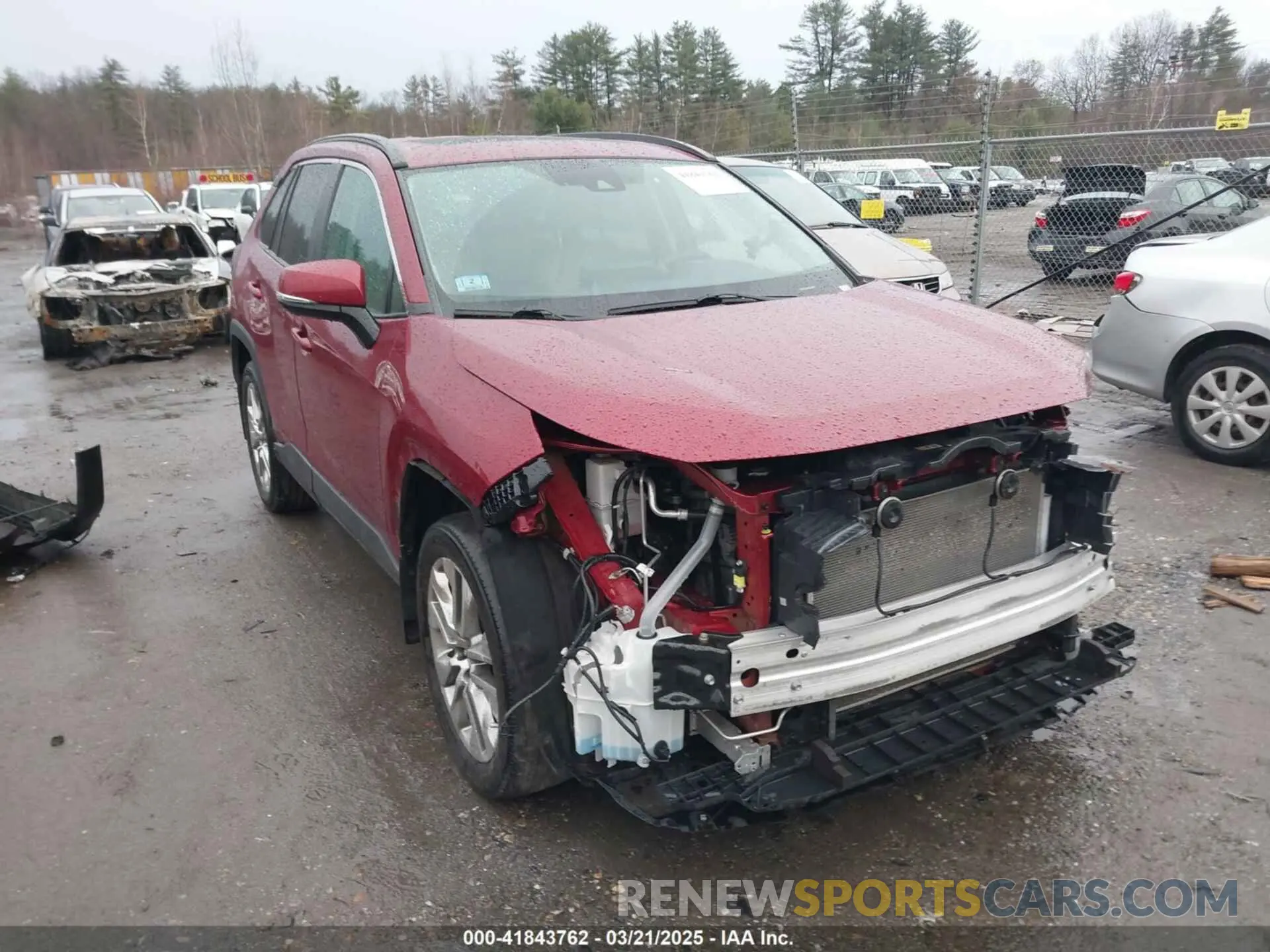 1 fotografías del automóvil dañado 2T3A1RFV2MW224803 TOYOTA RAV4 2021