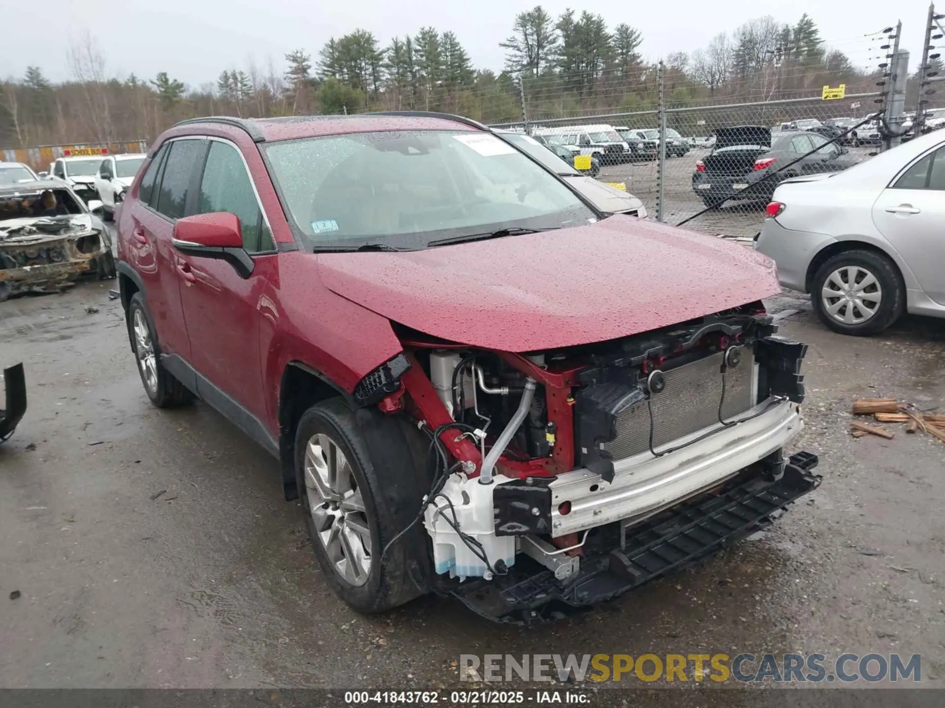 14 fotografías del automóvil dañado 2T3A1RFV2MW224803 TOYOTA RAV4 2021