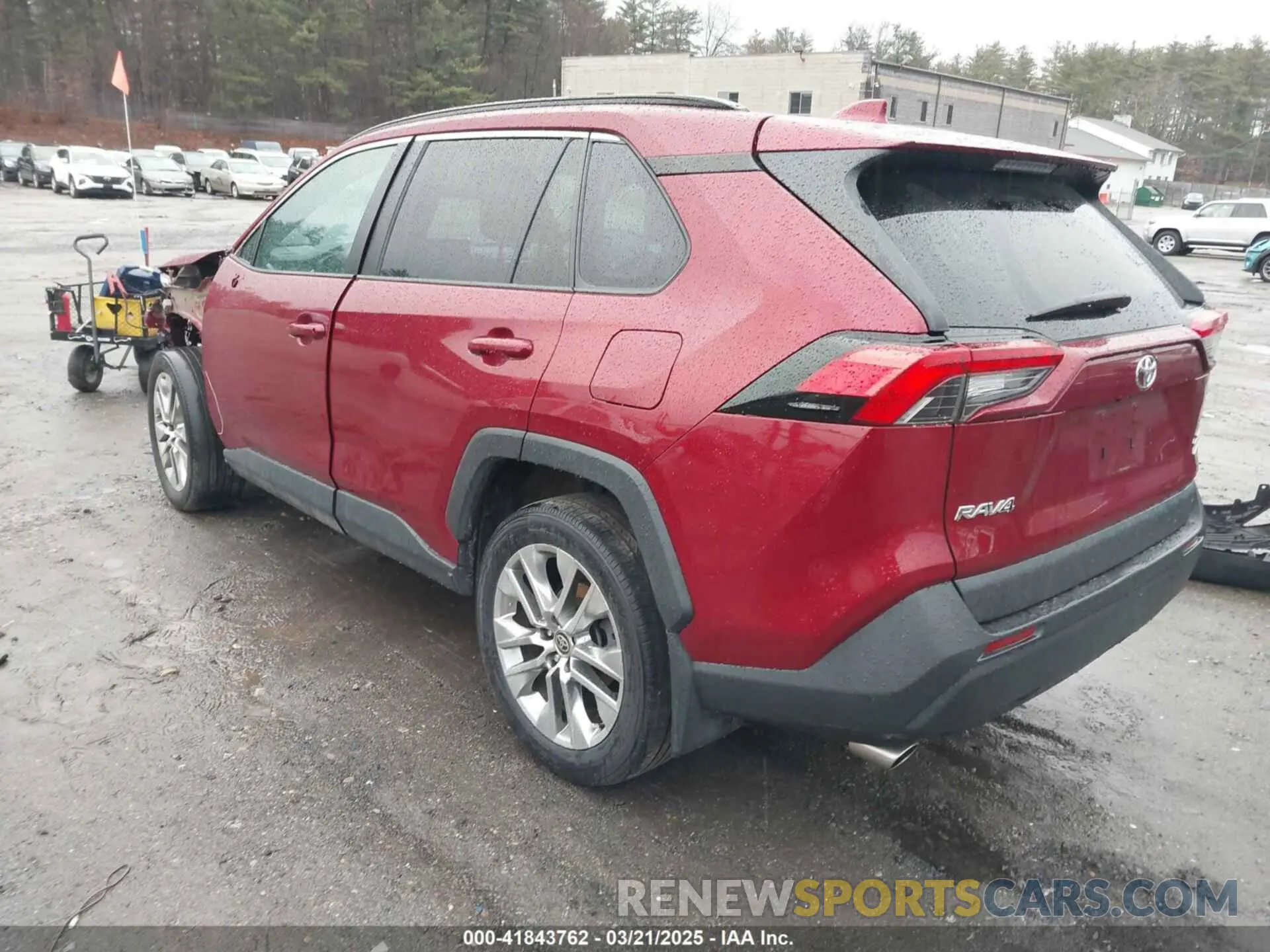 3 fotografías del automóvil dañado 2T3A1RFV2MW224803 TOYOTA RAV4 2021