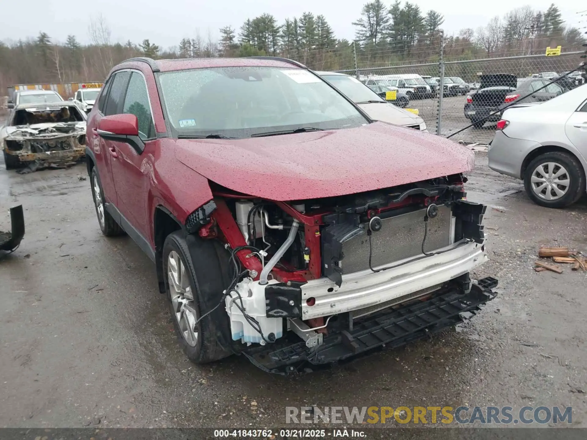6 fotografías del automóvil dañado 2T3A1RFV2MW224803 TOYOTA RAV4 2021