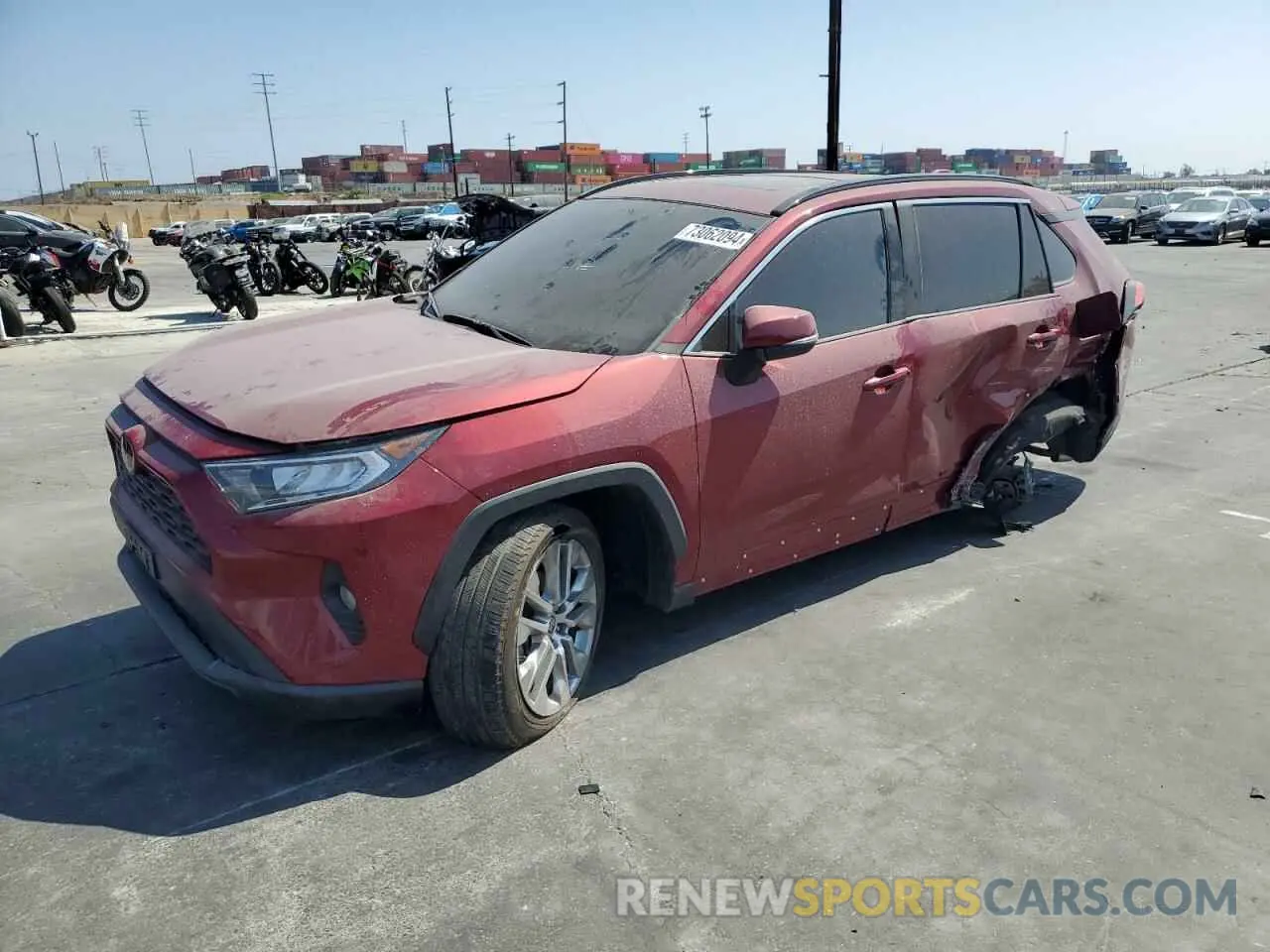 1 fotografías del automóvil dañado 2T3A1RFV2MW244632 TOYOTA RAV4 2021