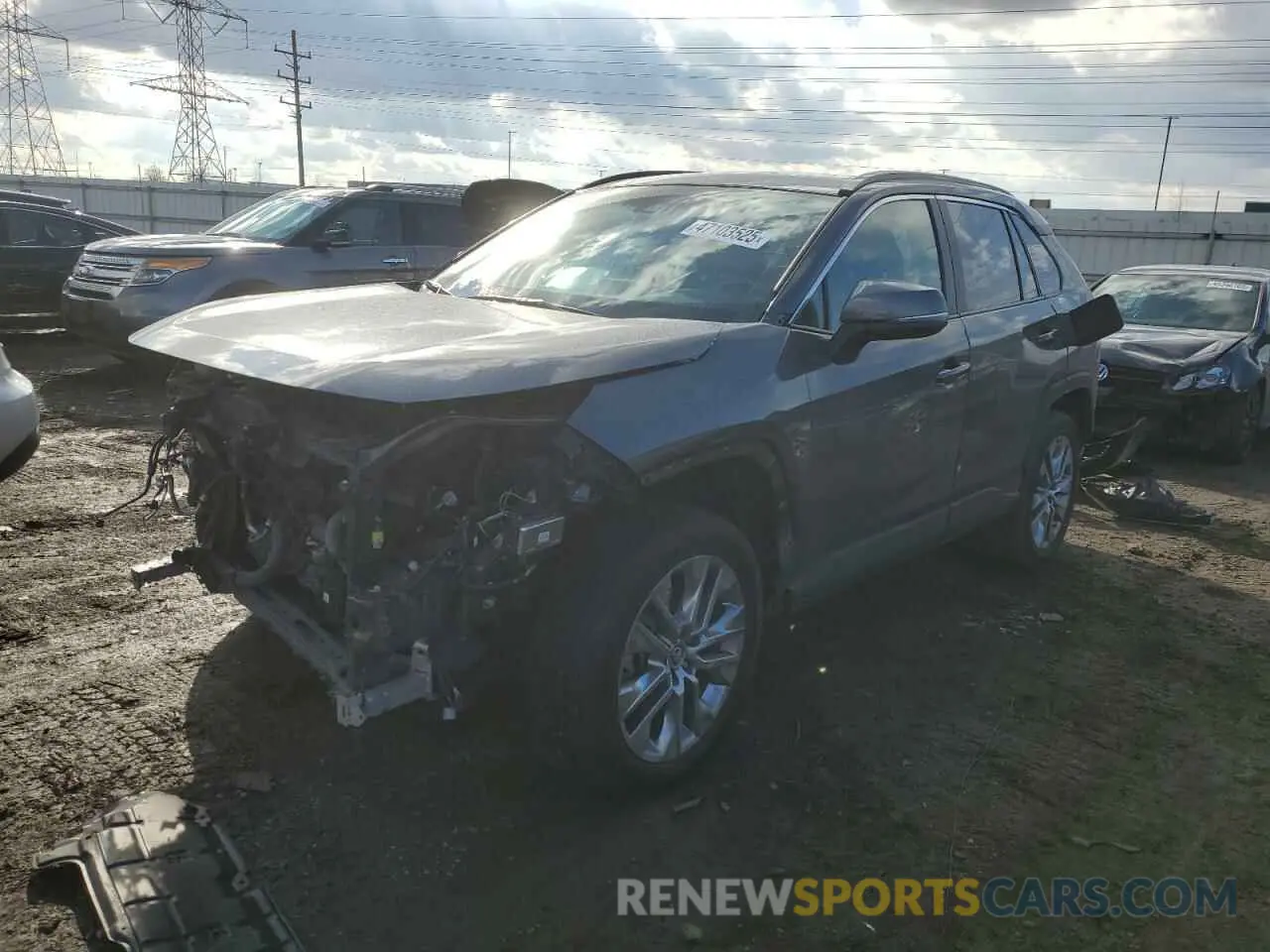 1 fotografías del automóvil dañado 2T3A1RFV3MC146386 TOYOTA RAV4 2021