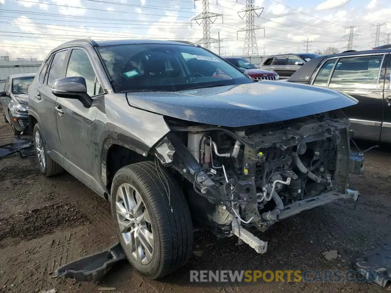 4 fotografías del automóvil dañado 2T3A1RFV3MC146386 TOYOTA RAV4 2021
