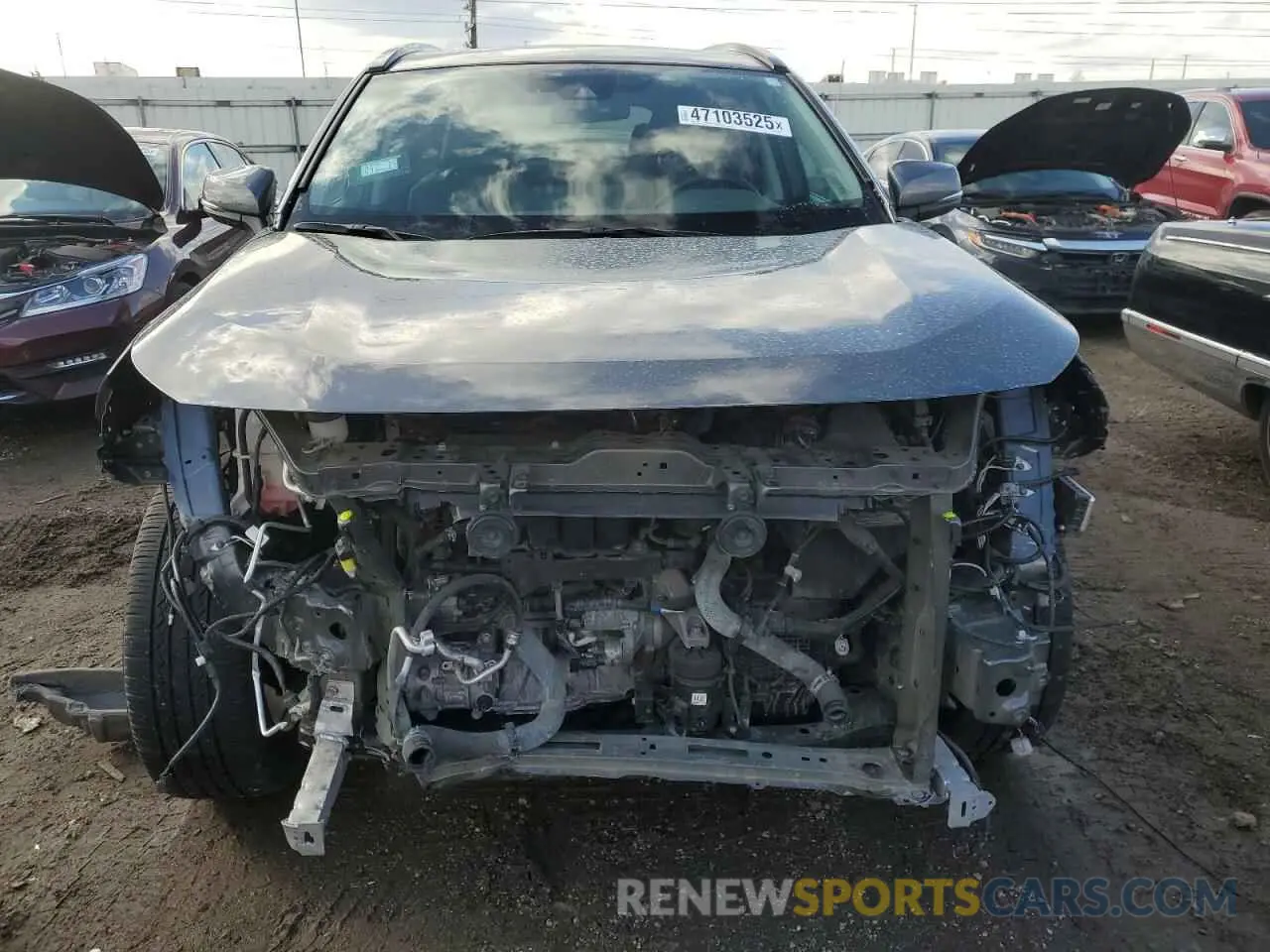 5 fotografías del automóvil dañado 2T3A1RFV3MC146386 TOYOTA RAV4 2021