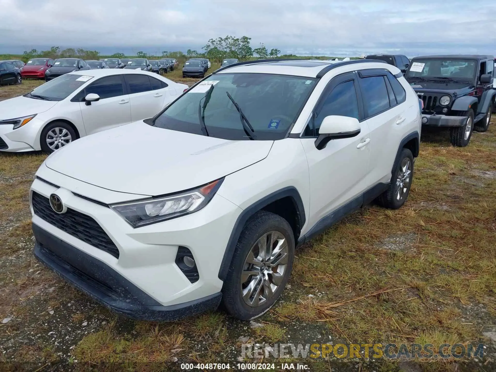 2 fotografías del automóvil dañado 2T3A1RFV3MW152817 TOYOTA RAV4 2021