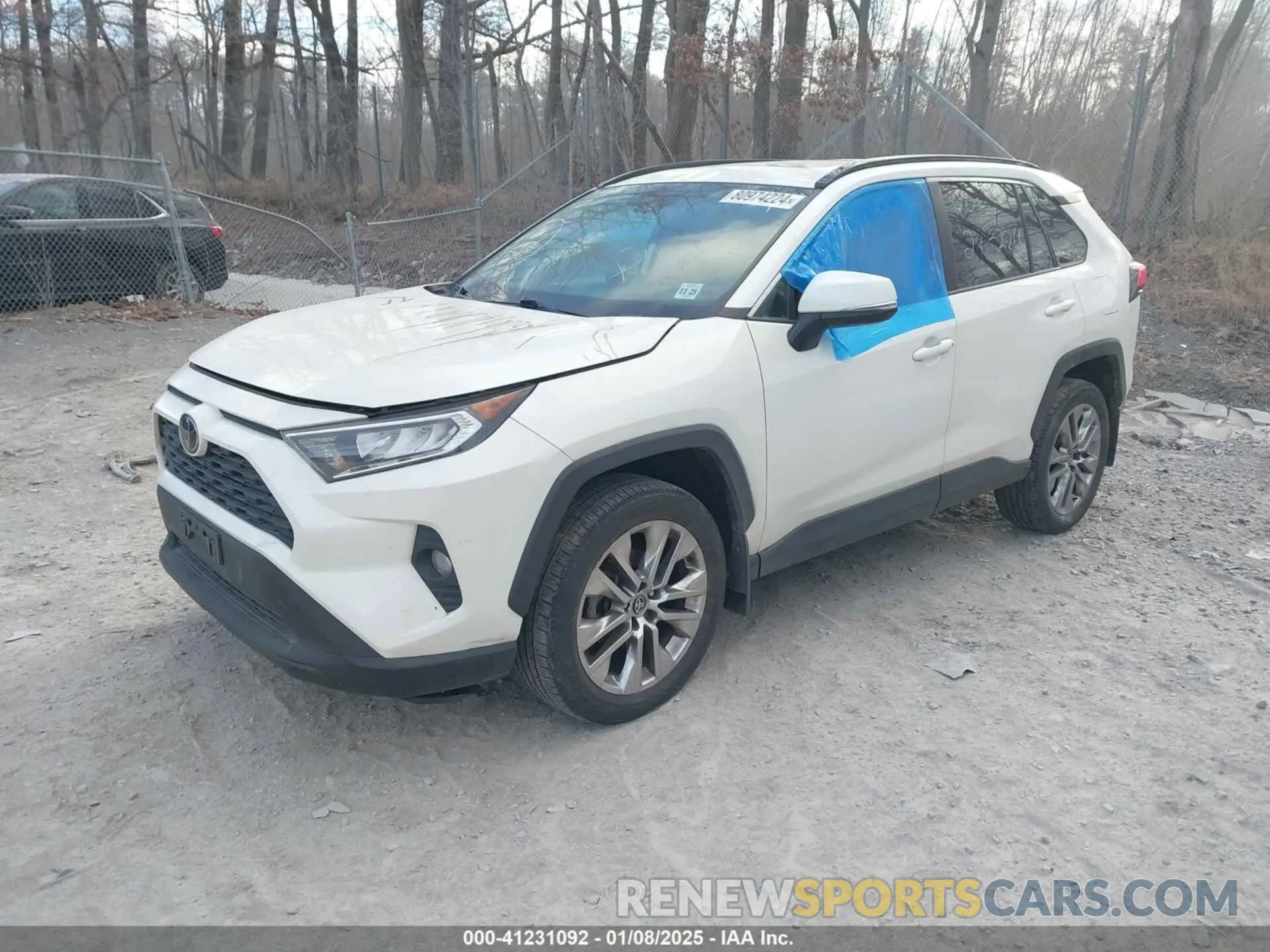 2 fotografías del automóvil dañado 2T3A1RFV3MW153269 TOYOTA RAV4 2021