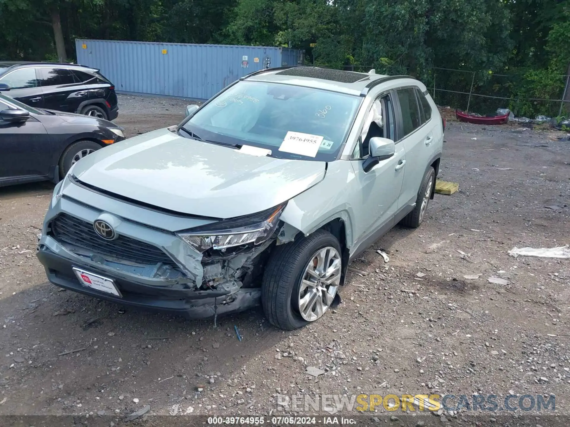 2 fotografías del automóvil dañado 2T3A1RFV3MW204995 TOYOTA RAV4 2021