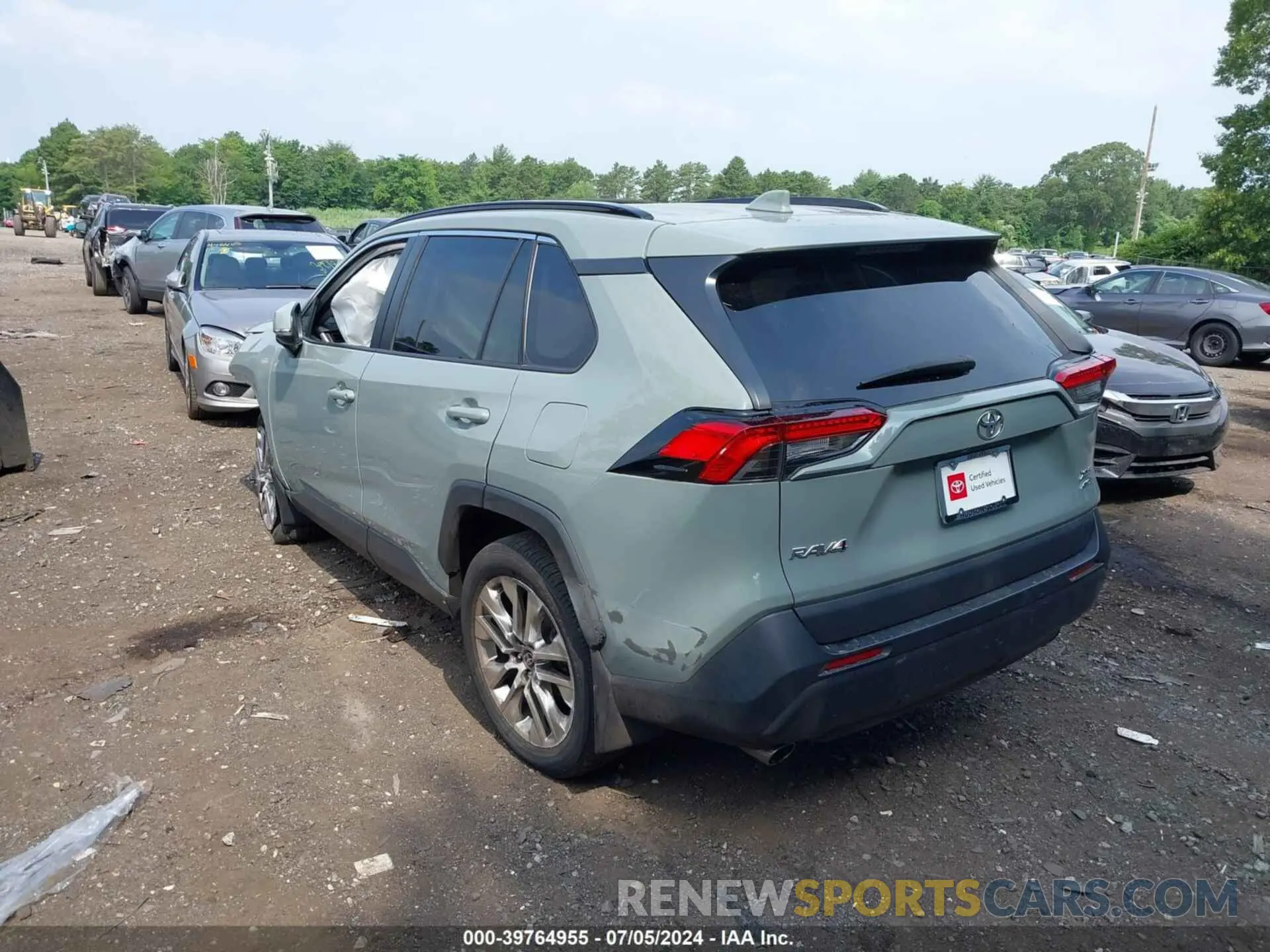 3 fotografías del automóvil dañado 2T3A1RFV3MW204995 TOYOTA RAV4 2021
