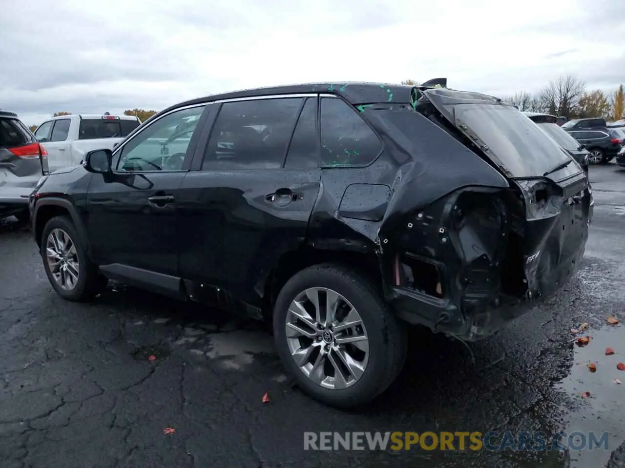 2 fotografías del automóvil dañado 2T3A1RFV4MC227820 TOYOTA RAV4 2021