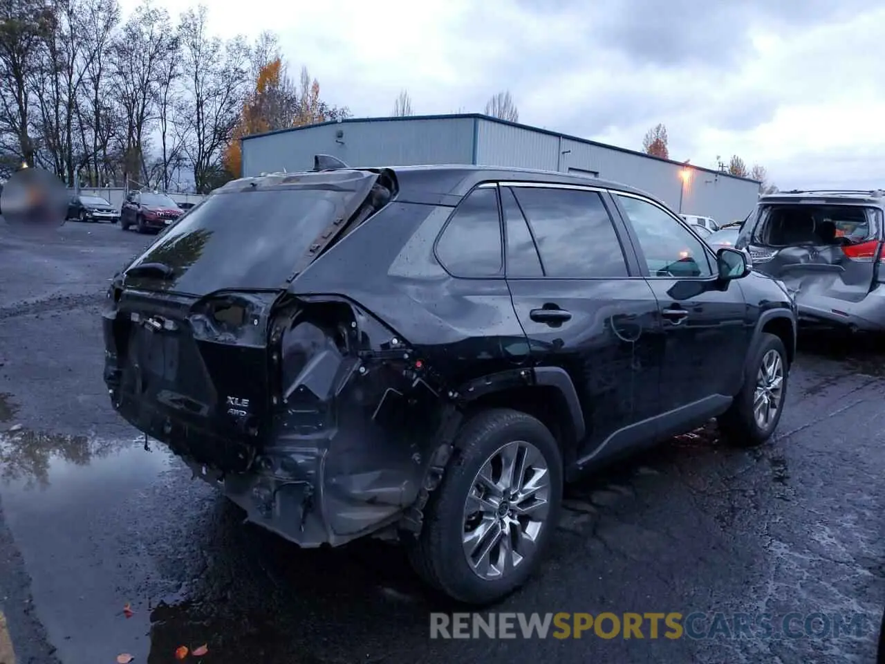3 fotografías del automóvil dañado 2T3A1RFV4MC227820 TOYOTA RAV4 2021