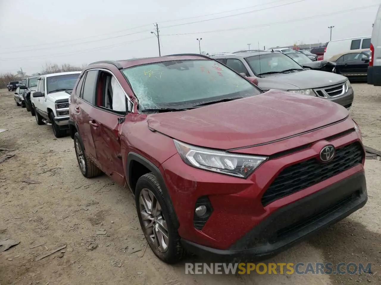 1 fotografías del automóvil dañado 2T3A1RFV4MW151904 TOYOTA RAV4 2021