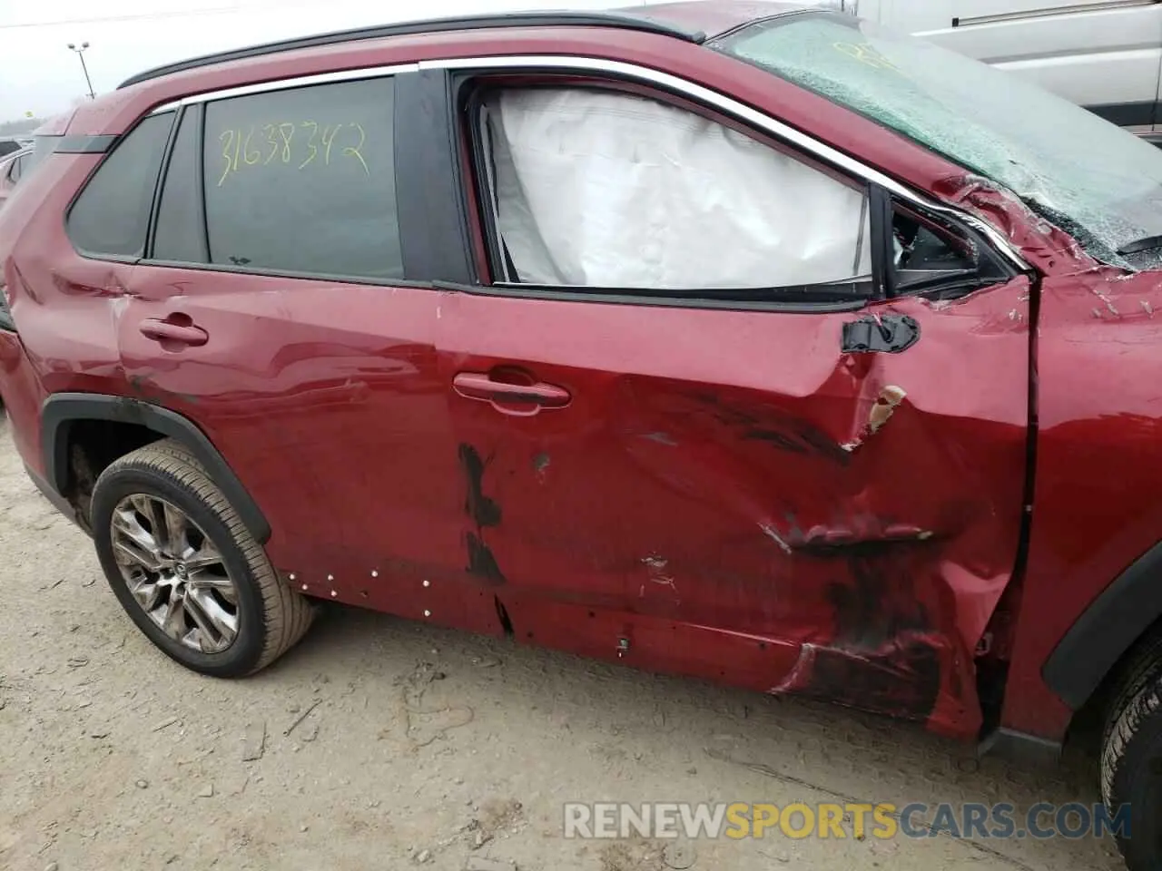 9 fotografías del automóvil dañado 2T3A1RFV4MW151904 TOYOTA RAV4 2021