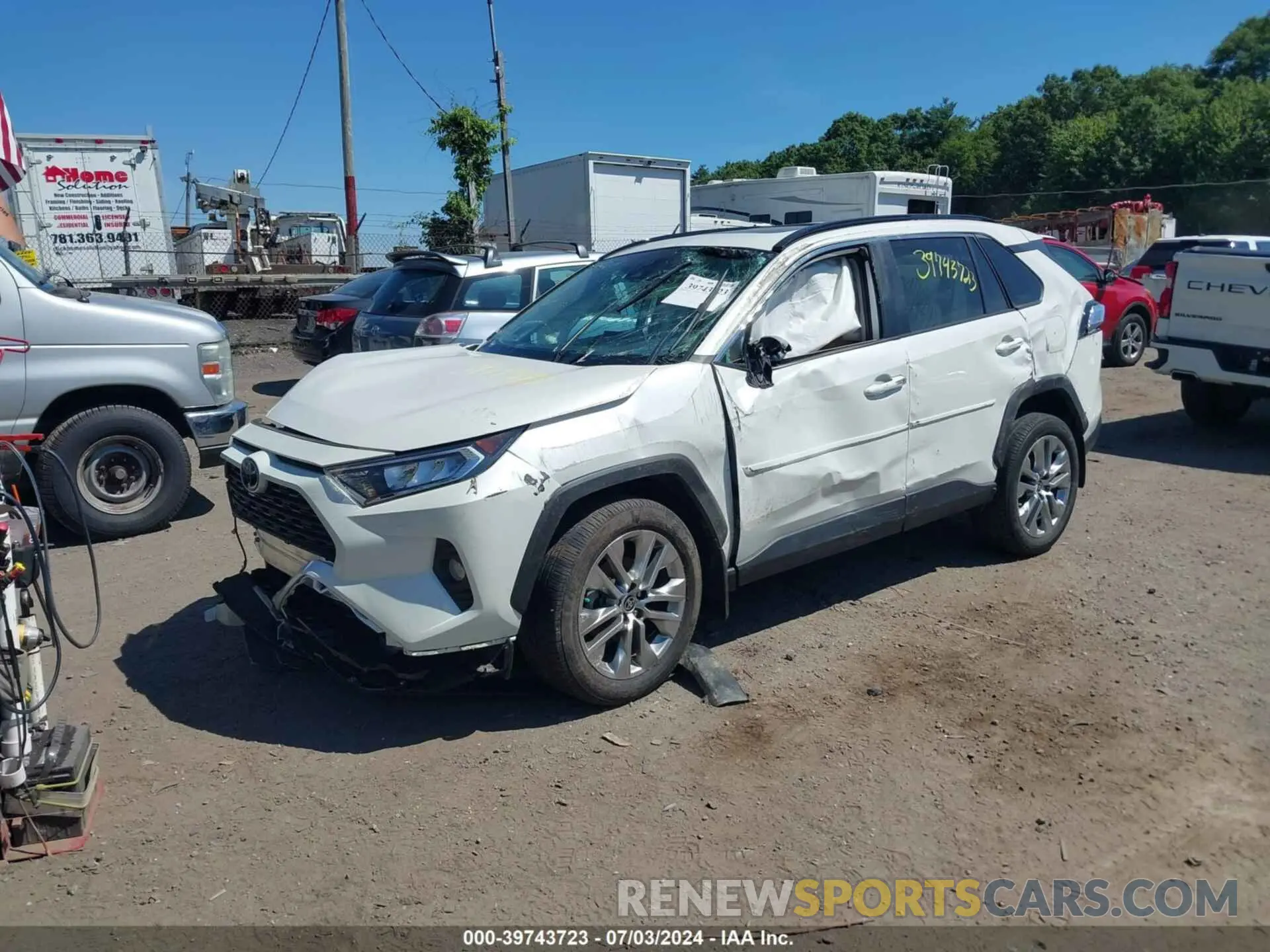 2 fotografías del automóvil dañado 2T3A1RFV4MW194168 TOYOTA RAV4 2021
