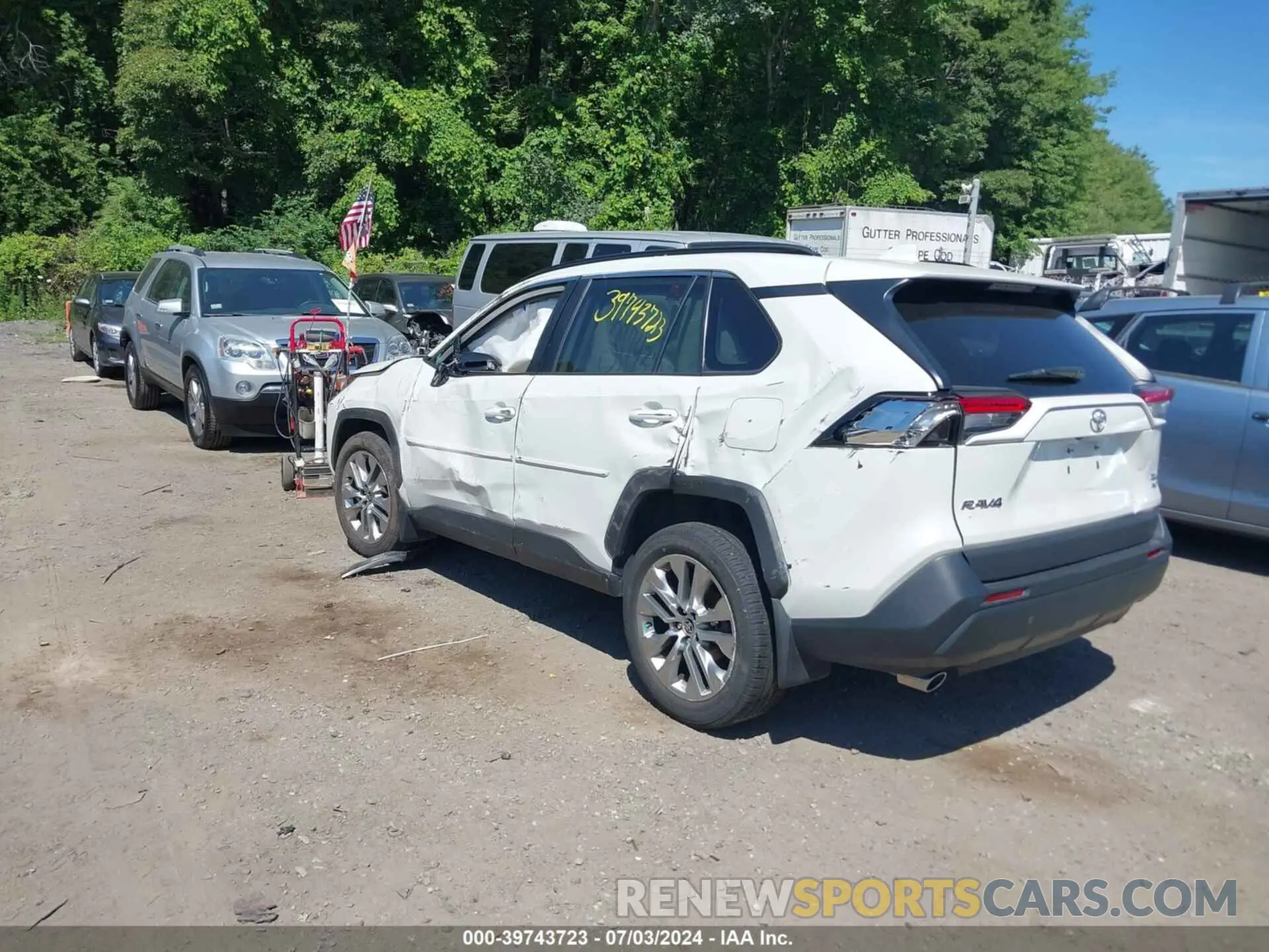 3 fotografías del automóvil dañado 2T3A1RFV4MW194168 TOYOTA RAV4 2021