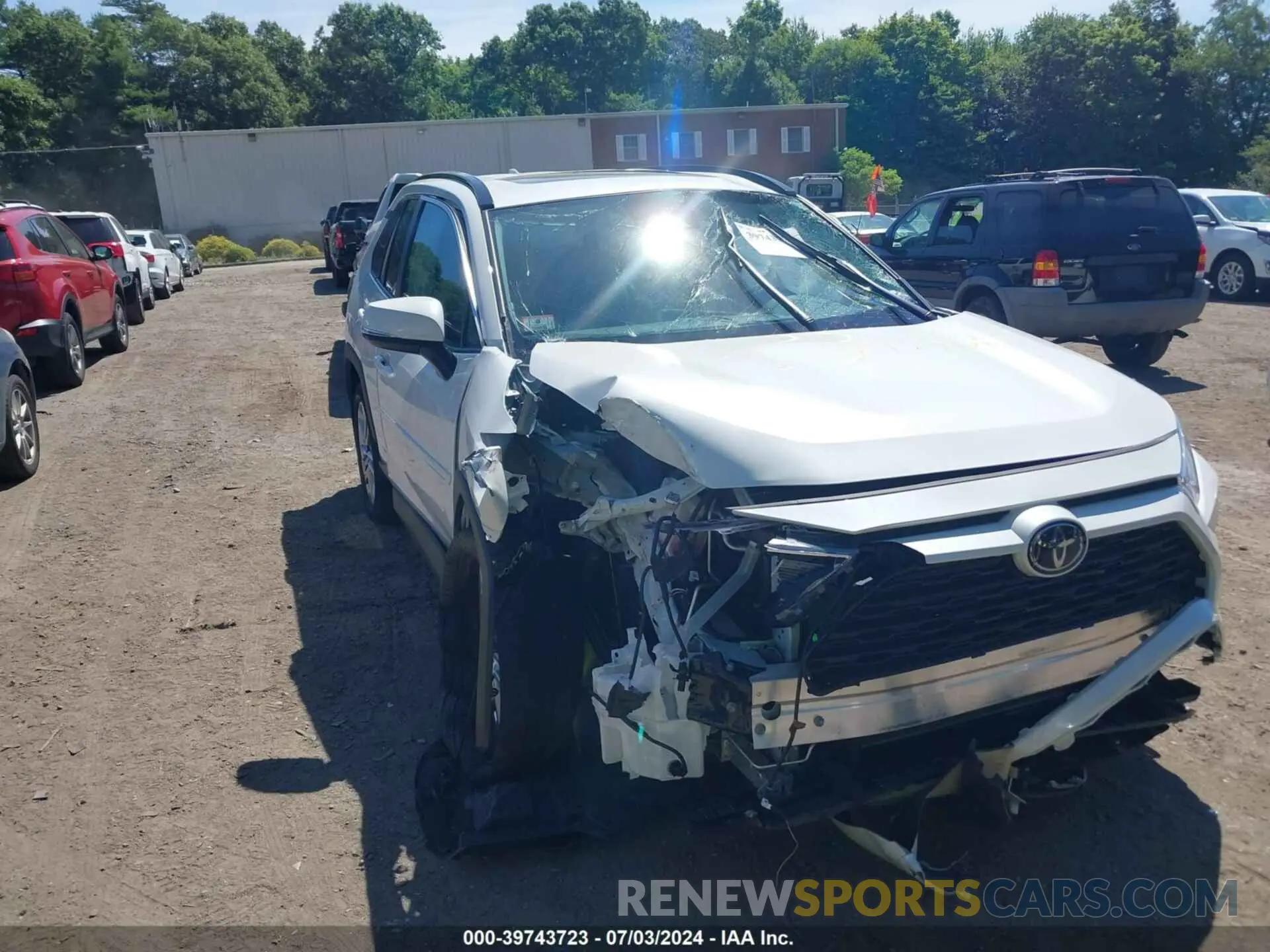 6 fotografías del automóvil dañado 2T3A1RFV4MW194168 TOYOTA RAV4 2021