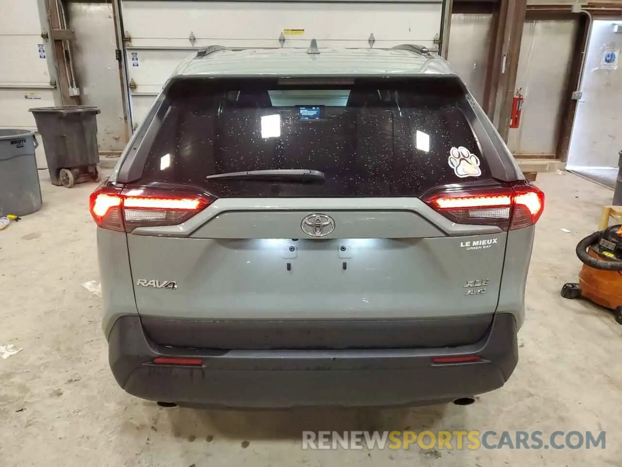6 fotografías del automóvil dañado 2T3A1RFV5MW150227 TOYOTA RAV4 2021