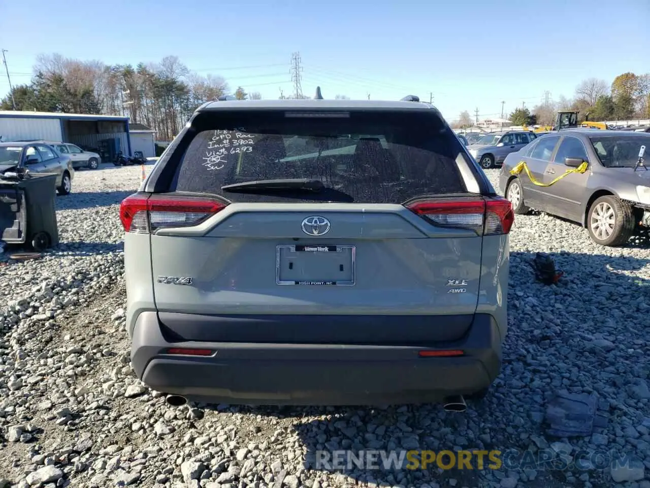 6 fotografías del automóvil dañado 2T3A1RFV6MW196293 TOYOTA RAV4 2021