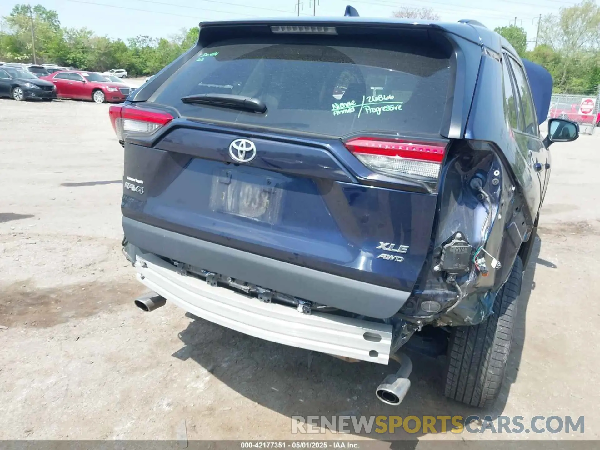 6 fotografías del automóvil dañado 2T3A1RFV6MW204585 TOYOTA RAV4 2021