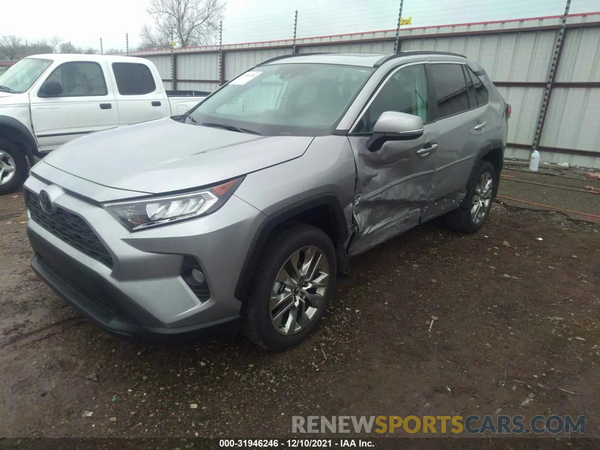 2 fotografías del automóvil dañado 2T3A1RFV7MC157732 TOYOTA RAV4 2021