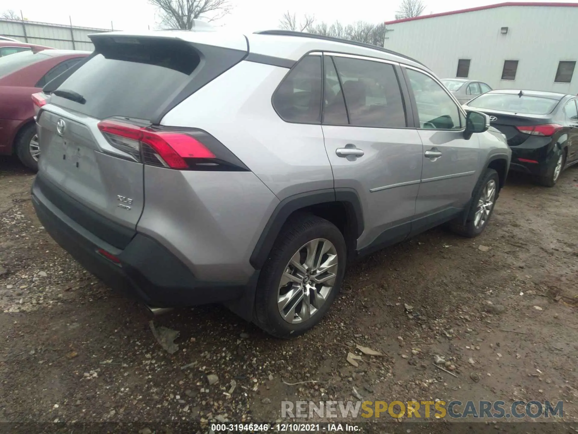 4 fotografías del automóvil dañado 2T3A1RFV7MC157732 TOYOTA RAV4 2021
