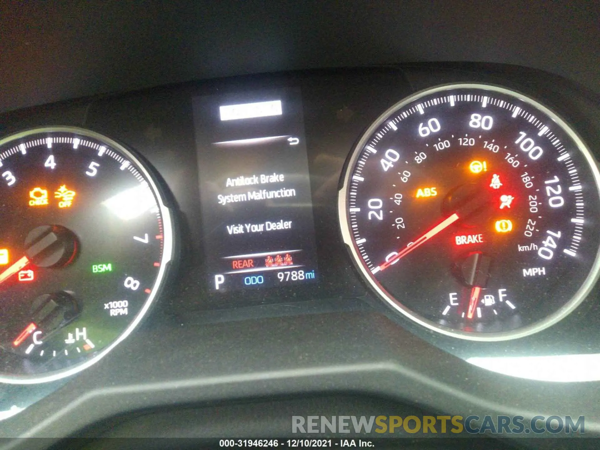 7 fotografías del automóvil dañado 2T3A1RFV7MC157732 TOYOTA RAV4 2021