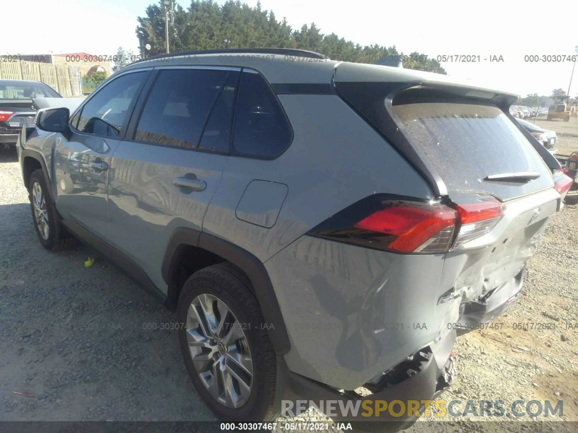 3 fotografías del automóvil dañado 2T3A1RFV7MW173136 TOYOTA RAV4 2021