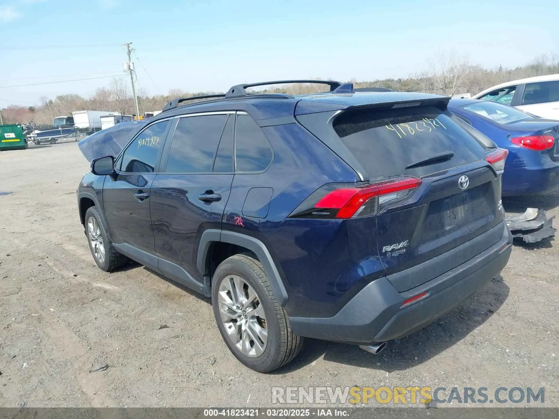 3 fotografías del automóvil dañado 2T3A1RFV7MW233030 TOYOTA RAV4 2021