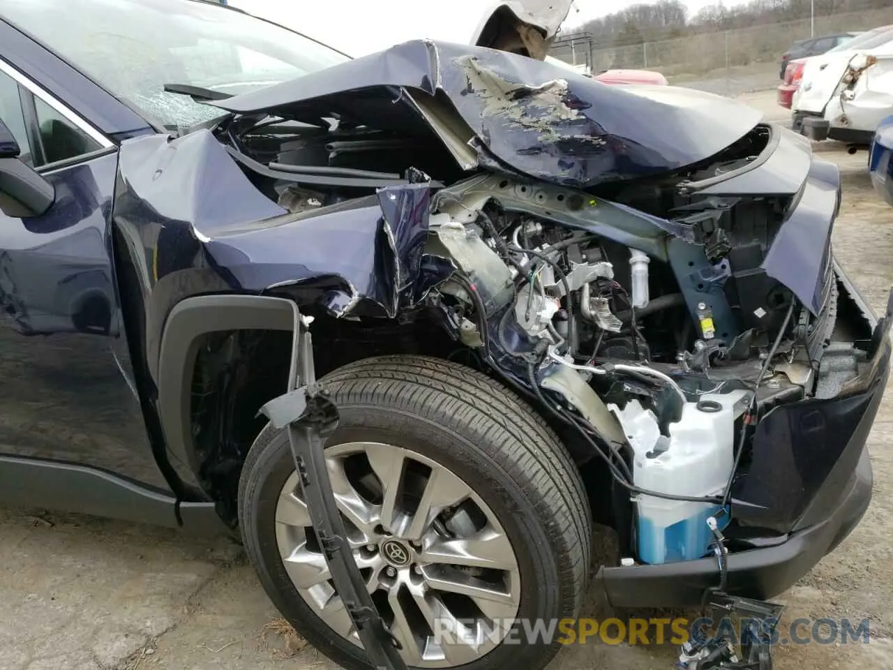 9 fotografías del automóvil dañado 2T3A1RFV8MW197526 TOYOTA RAV4 2021
